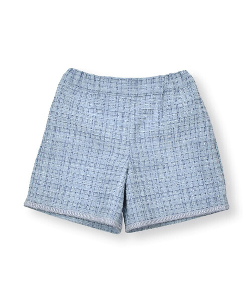 【セール】【お揃い】ラメツイードショートパンツ(90~150cm)（その他パンツ）｜BeBe（ベベ）