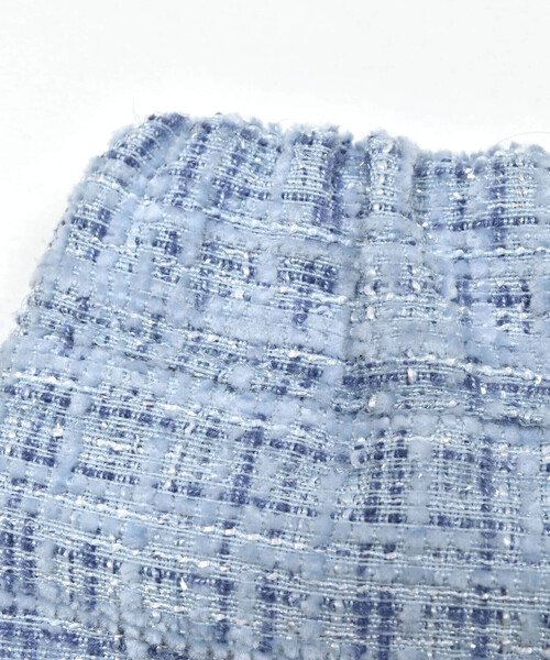 【セール】【お揃い】ラメツイードショートパンツ(90~150cm)（その他パンツ）｜BeBe（ベベ）