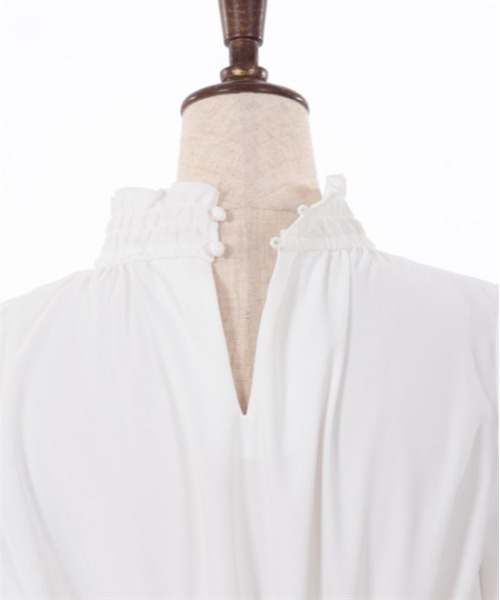 axes femme（アクシーズファム）の「ハイウエストドッキングワンピース（ワンピース・レディース・ベージュ/ブラック/グレー・FREE）」の15枚目の写真