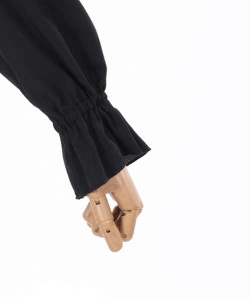 axes femme（アクシーズファム）の「ハイウエストドッキングワンピース（ワンピース・レディース・ベージュ/ブラック/グレー・FREE）」の19枚目の写真