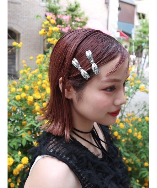 JUMELLE（ジュメロ）の「bow silver clip（バレッタ/ヘアクリップ・レディース・シルバー・FREE）」の11枚目の写真