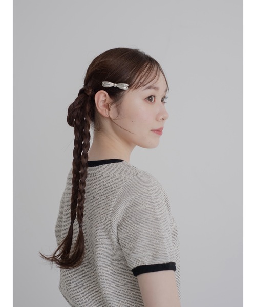 JUMELLE（ジュメロ）の「bow silver clip（バレッタ/ヘアクリップ・レディース・シルバー・FREE）」の2枚目の写真