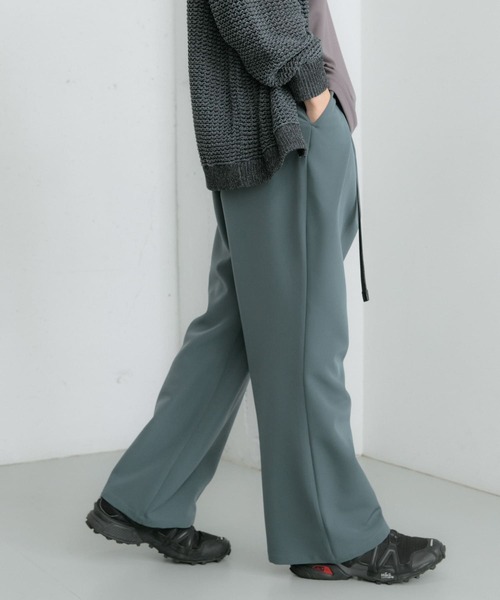 SENSE OF PLACE by URBAN RESEARCH（センスオブプレイスバイアーバンリサーチ）の「インバーテッドタックスラックス（スラックス・メンズ・ブラック/ブルー・MEDIUM/LARGE）」の15枚目の写真