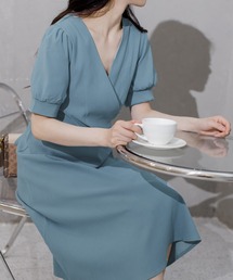 カシュクールワンピース