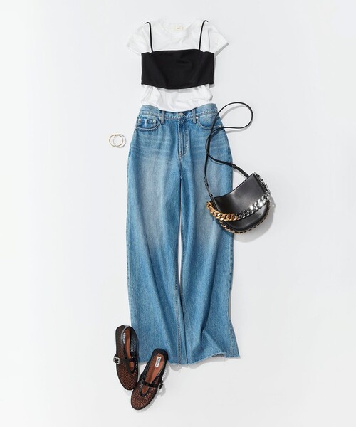 NAVE（ネイヴ）の「デニム ワイドパンツ（デニムパンツ）」 - WEAR