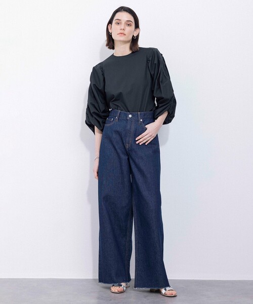 NAVE（ネイヴ）の「デニム ワイドパンツ（デニムパンツ）」 - WEAR