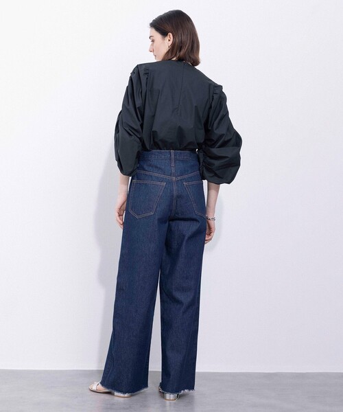 NAVE（ネイヴ）の「デニム ワイドパンツ（デニムパンツ）」 - WEAR