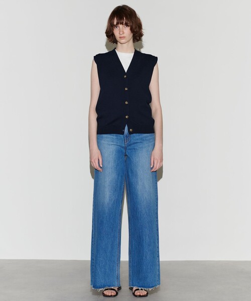 NAVE（ネイヴ）の「デニム ワイドパンツ（デニムパンツ・レディース・スカイブルー系/ネイビー系・0/1/2）」の18枚目の写真