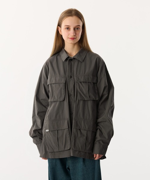 WETTEMPT(ウィテンプト)の「WASH BDU LS SHIRT / ウォッシュBDU LS シャツ(シャツ/ブラウス・メンズ・ブラック/カーキ/チャコールグレー・SMALL/LARGE/MEDIUM)」の2枚目の写真