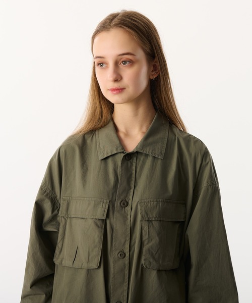 WETTEMPT(ウィテンプト)の「WASH BDU LS SHIRT / ウォッシュBDU LS シャツ(シャツ/ブラウス・メンズ・ブラック/カーキ/チャコールグレー・SMALL/LARGE/MEDIUM)」の10枚目の写真