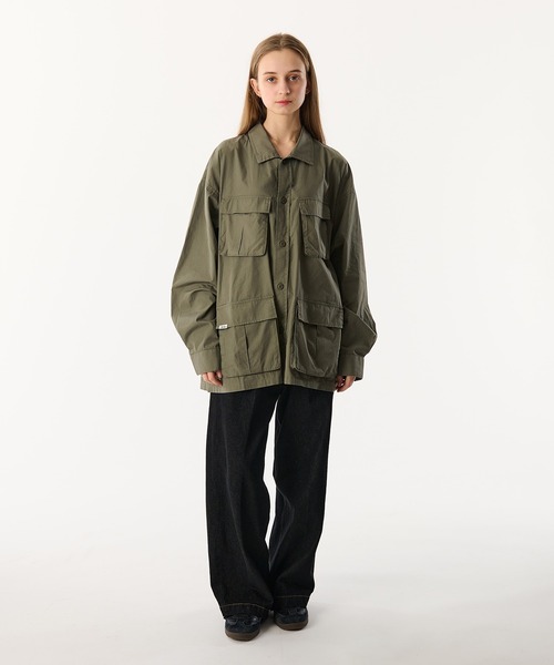 WETTEMPT(ウィテンプト)の「WASH BDU LS SHIRT / ウォッシュBDU LS シャツ(シャツ/ブラウス・メンズ・ブラック/カーキ/チャコールグレー・SMALL/LARGE/MEDIUM)」の13枚目の写真