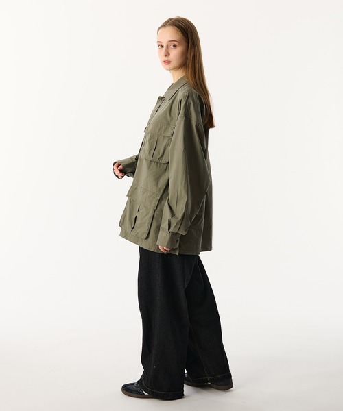 WETTEMPT(ウィテンプト)の「WASH BDU LS SHIRT / ウォッシュBDU LS シャツ(シャツ/ブラウス・メンズ・ブラック/カーキ/チャコールグレー・SMALL/LARGE/MEDIUM)」の6枚目の写真