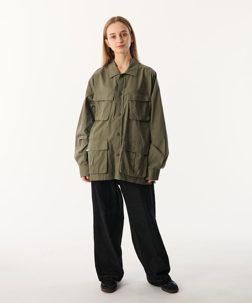 WETTEMPT(ウィテンプト)の「WASH BDU LS SHIRT / ウォッシュBDU LS シャツ(シャツ/ブラウス・メンズ・ブラック/カーキ/チャコールグレー・SMALL/LARGE/MEDIUM)」の5枚目の写真