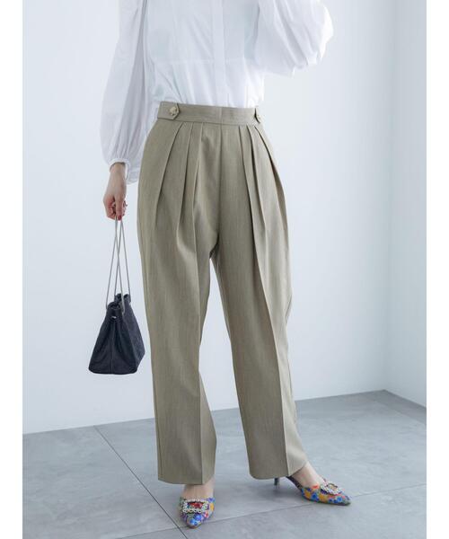 Te chichi（テチチ）の「サイドボタンタックバレルパンツ（その他パンツ・レディース・グレー/カーキ・S/M）」の9枚目の写真
