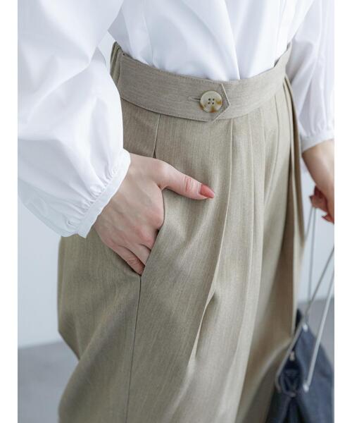 Te chichi（テチチ）の「サイドボタンタックバレルパンツ（その他パンツ・レディース・グレー/カーキ・S/M）」の12枚目の写真