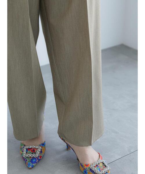 Te chichi（テチチ）の「サイドボタンタックバレルパンツ（その他パンツ・レディース・グレー/カーキ・S/M）」の13枚目の写真