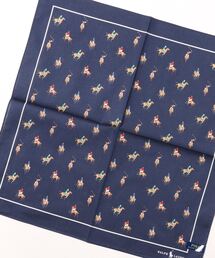 未使用 POLO RALPH LAURENハンカチ テニス 総柄 ラルフローレン