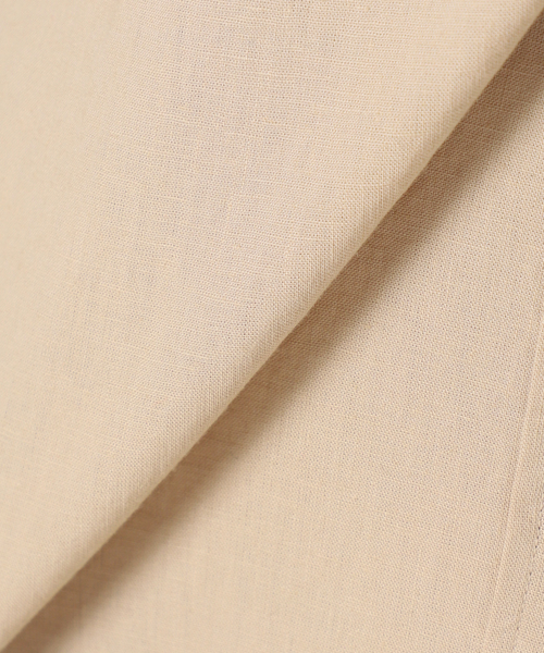 SLOBE IENA（スローブイエナ）の「綿麻レギュラーシャツ（シャツ/ブラウス・レディース・ベージュ/ネイビー/ホワイト/ピンク/サックスブルー/チャコールグレー/ブルー/ピンク系その他/ベージュ系その他/グリーン/ライトグリーン/ブルー系その他/パープル/オレンジ/イエロー・FREE）」の19枚目の写真