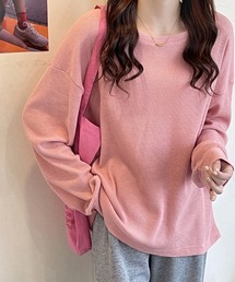 ドロップショルダーニットトップス