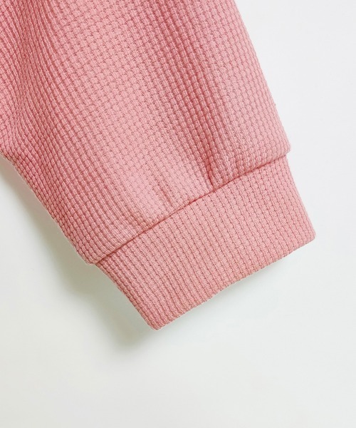Doux Belle（ドゥーベル）の「ドロップショルダーニットトップス（Tシャツ/カットソー・レディース・ベージュ/ホワイト/ピンク/グレー/ブルー・MEDIUM）」の8枚目の写真