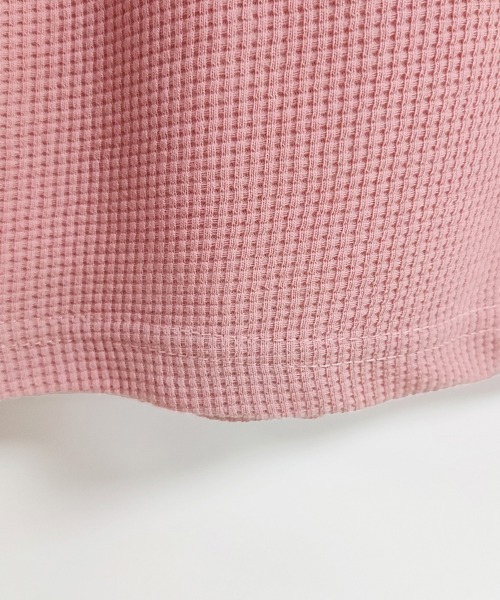 Doux Belle（ドゥーベル）の「ドロップショルダーニットトップス（Tシャツ/カットソー・レディース・ベージュ/ホワイト/ピンク/グレー/ブルー・MEDIUM）」の7枚目の写真