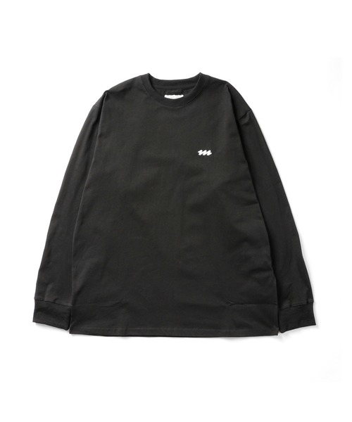 meltum(メルタム)の「EMBROIDERY LOGO L/S T-SHIRT(Tシャツ/カットソー・メンズ・ブラック/ホワイト/ブラウン/ネイビー・LARGE/MEDIUM/SMALL)」の3枚目の写真
