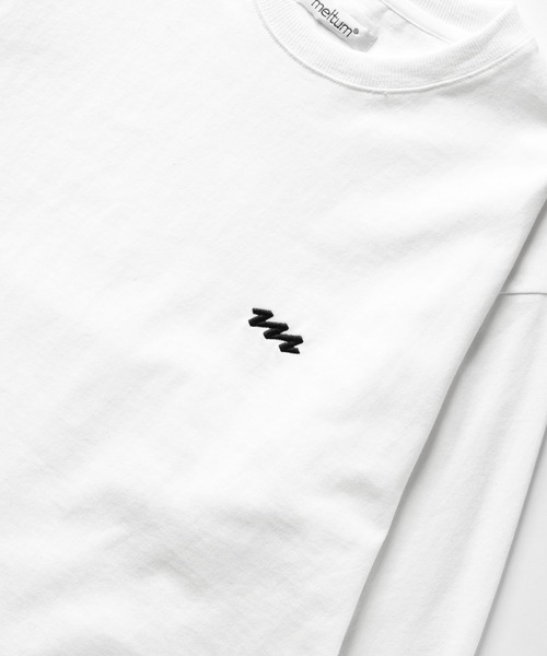 meltum(メルタム)の「EMBROIDERY LOGO L/S T-SHIRT(Tシャツ/カットソー・メンズ・ブラック/ホワイト/ブラウン/ネイビー・LARGE/MEDIUM/SMALL)」の7枚目の写真