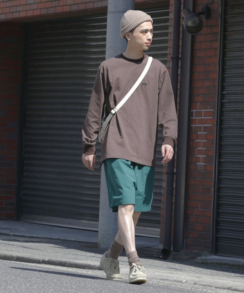 meltum(メルタム)の「EMBROIDERY LOGO L/S T-SHIRT(Tシャツ/カットソー・メンズ・ブラック/ホワイト/ブラウン/ネイビー・LARGE/MEDIUM/SMALL)」の11枚目の写真
