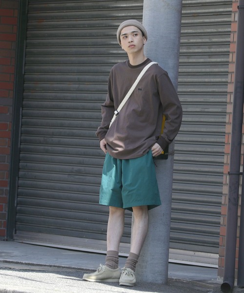 meltum(メルタム)の「EMBROIDERY LOGO L/S T-SHIRT(Tシャツ/カットソー・メンズ・ブラック/ホワイト/ブラウン/ネイビー・LARGE/MEDIUM/SMALL)」の12枚目の写真