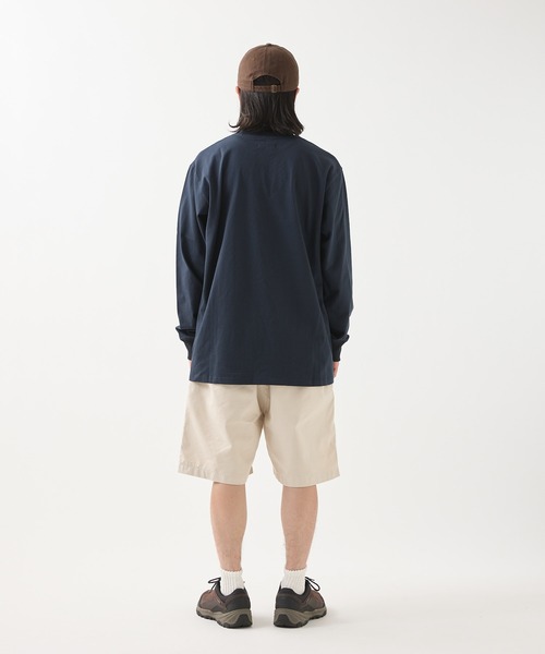meltum(メルタム)の「EMBROIDERY LOGO L/S T-SHIRT(Tシャツ/カットソー・メンズ・ブラック/ホワイト/ブラウン/ネイビー・LARGE/MEDIUM/SMALL)」の18枚目の写真