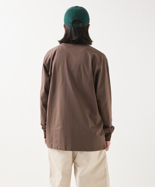 meltum(メルタム)の「EMBROIDERY LOGO L/S T-SHIRT(Tシャツ/カットソー・メンズ・ブラック/ホワイト/ブラウン/ネイビー・LARGE/MEDIUM/SMALL)」の15枚目の写真