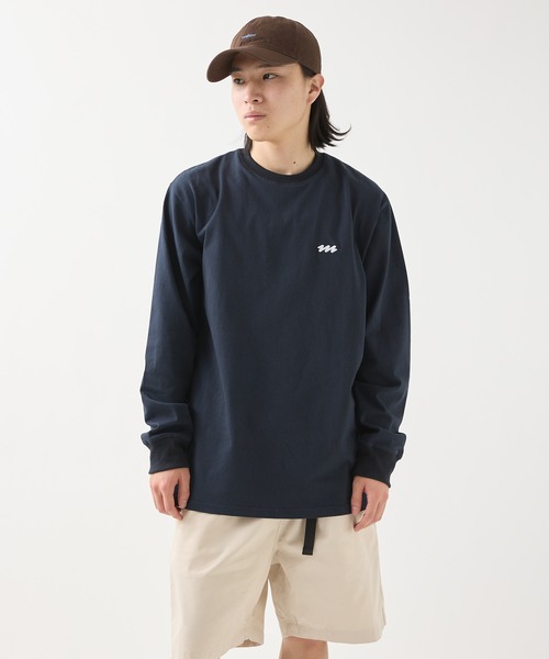 meltum(メルタム)の「EMBROIDERY LOGO L/S T-SHIRT(Tシャツ/カットソー・メンズ・ブラック/ホワイト/ブラウン/ネイビー・LARGE/MEDIUM/SMALL)」の19枚目の写真