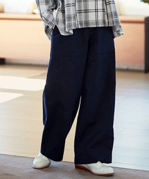 サニークラウズ　ワイドなベイカーパンツ〈レディース〉