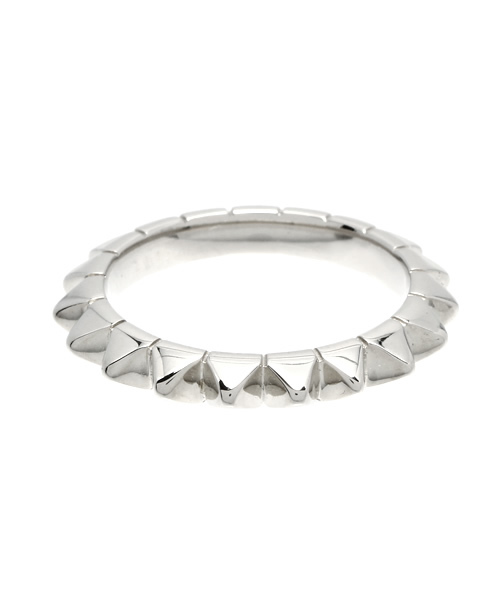 BEAMS BOY(ビームスボーイ)の「BEAMS BOY / シルバースタッズリング(リング・レディース・ブラック系その他・11/13/5/3/9)」の1枚目の写真