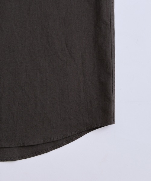 ADAM ET ROPE'(アダムエロペ)の「【Made In Japan/メイド イン ジャパン】スタンダード レギュラーカラー ボクシーシャツ / ロングシーズン着用可能(シャツ/ブラウス・メンズ・ブラック系その他3/ホワイト・L/M)」の5枚目の写真