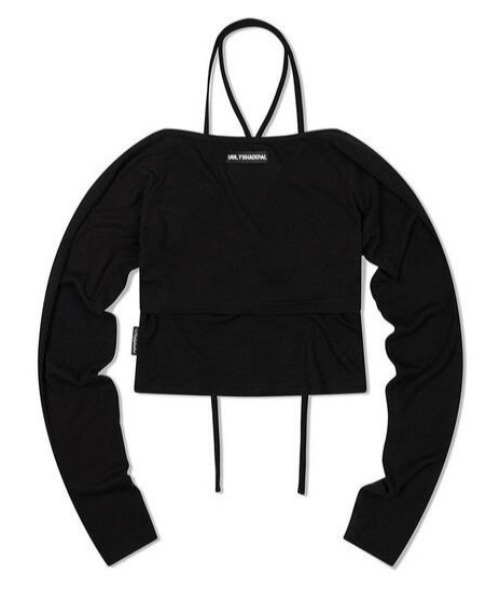 UGLY SHADOW(アグリーシャドウ)の「【Uglyshadow】BEADS TIE CARDIGAN SET / 【アグリーシャドウ】ビーズネクタイセット長袖カーディガン(カーディガン/ボレロ・レディース・ピンク/ホワイト/ブラック・ONE SIZE)」の20枚目の写真