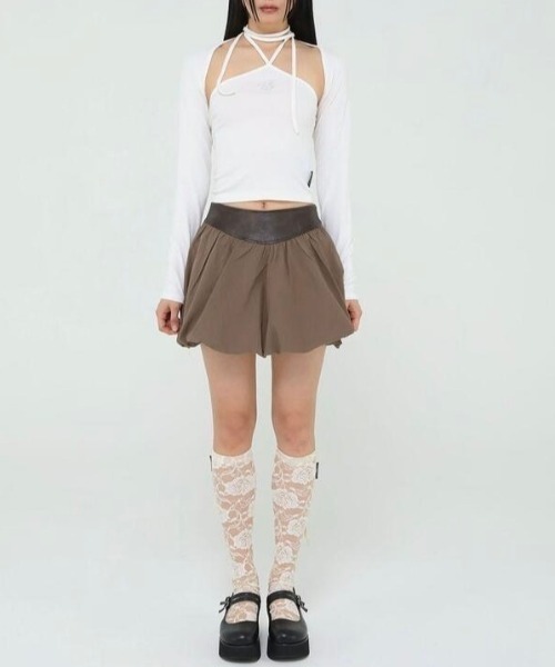 UGLY SHADOW(アグリーシャドウ)の「【Uglyshadow】BEADS TIE CARDIGAN SET / 【アグリーシャドウ】ビーズネクタイセット長袖カーディガン(カーディガン/ボレロ・レディース・ピンク/ホワイト/ブラック・ONE SIZE)」の5枚目の写真