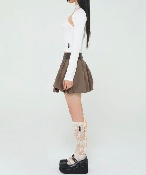 UGLY SHADOW(アグリーシャドウ)の「【Uglyshadow】BEADS TIE CARDIGAN SET / 【アグリーシャドウ】ビーズネクタイセット長袖カーディガン(カーディガン/ボレロ・レディース・ピンク/ホワイト/ブラック・ONE SIZE)」の7枚目の写真