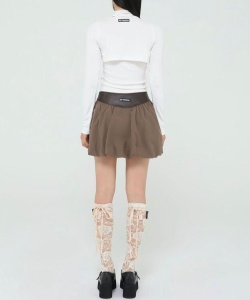 UGLY SHADOW(アグリーシャドウ)の「【Uglyshadow】BEADS TIE CARDIGAN SET / 【アグリーシャドウ】ビーズネクタイセット長袖カーディガン(カーディガン/ボレロ・レディース・ピンク/ホワイト/ブラック・ONE SIZE)」の8枚目の写真
