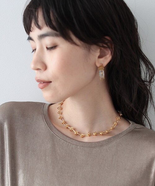 GALLEST（ギャレスト）の「◆ツイストチェーンネックレス（ネックレス・レディース・シルバー/ゴールド・00）」の9枚目の写真