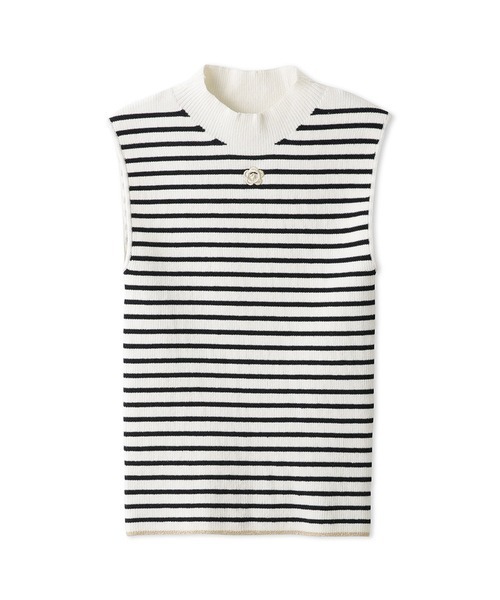 新品タグ付LILY BROWN×MARY QUANT デイジーリブニットトップス セール】【WEB・一部店舗限定】【LILY BROWN×MARY QUANT