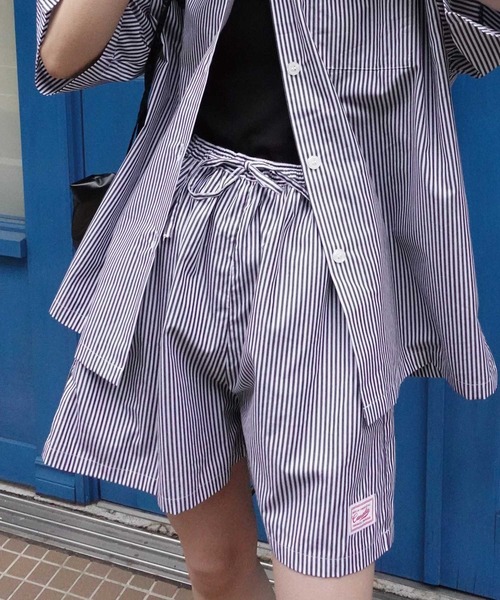 CORNERS（コーナーズ）の「ストライプショートパンツ（その他パンツ・レディース・ミント/ブラック/ブルー・M）」の5枚目の写真