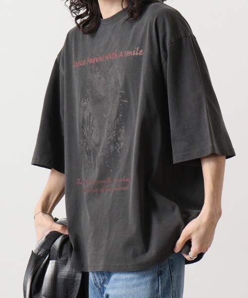 FUNALIVE（ファンアライブ）の「天竺 ﾋﾟｸﾞﾒﾝﾄﾌﾟﾘﾝﾄTｼｬﾂ（Tシャツ/カットソー・メンズ・ブラック系/ブラック系1/ブラック系2/ブラック系3/ブラック系4/ブラック系5/ブラック系7/ブラック系8/ブラック系9/ブラウン系/ブラウン系1/ブラウン系2/ブラウン系3/ブラウン系4/ブラウン系5/ブラウン系6/ブラウン系7/ブラウン系8/ブラウン系9/ブラック系6/ブラック系その他2/ブラック系その他3/ブラック系その他4/ブラウン系その他2/ブラウン系その他3/ブラウン系その他4/ブラック系その他/ブラウン系その他・L/XL/M）」の9枚目の写真