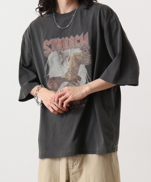 FUNALIVE（ファンアライブ）の「天竺 ﾋﾟｸﾞﾒﾝﾄﾌﾟﾘﾝﾄTｼｬﾂ（Tシャツ/カットソー・メンズ・ブラック系/ブラック系1/ブラック系2/ブラック系3/ブラック系4/ブラック系5/ブラック系7/ブラック系8/ブラック系9/ブラウン系/ブラウン系1/ブラウン系2/ブラウン系3/ブラウン系4/ブラウン系5/ブラウン系6/ブラウン系7/ブラウン系8/ブラウン系9/ブラック系6/ブラック系その他2/ブラック系その他3/ブラック系その他4/ブラウン系その他2/ブラウン系その他3/ブラウン系その他4/ブラック系その他/ブラウン系その他・L/XL/M）」の11枚目の写真