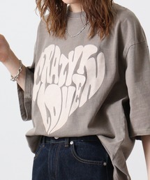 天竺 ﾋﾟｸﾞﾒﾝﾄﾌﾟﾘﾝﾄTｼｬﾂ