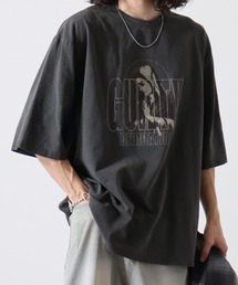 天竺 ﾋﾟｸﾞﾒﾝﾄﾌﾟﾘﾝﾄTｼｬﾂ