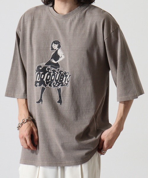 FUNALIVE（ファンアライブ）の「天竺 ﾋﾟｸﾞﾒﾝﾄﾌﾟﾘﾝﾄTｼｬﾂ（Tシャツ/カットソー・メンズ・ブラック系/ブラック系1/ブラック系2/ブラック系3/ブラック系4/ブラック系5/ブラック系7/ブラック系8/ブラック系9/ブラウン系/ブラウン系1/ブラウン系2/ブラウン系3/ブラウン系4/ブラウン系5/ブラウン系6/ブラウン系7/ブラウン系8/ブラウン系9/ブラック系6/ブラック系その他2/ブラック系その他3/ブラック系その他4/ブラウン系その他2/ブラウン系その他3/ブラウン系その他4/ブラック系その他/ブラウン系その他・L/XL/M）」の16枚目の写真
