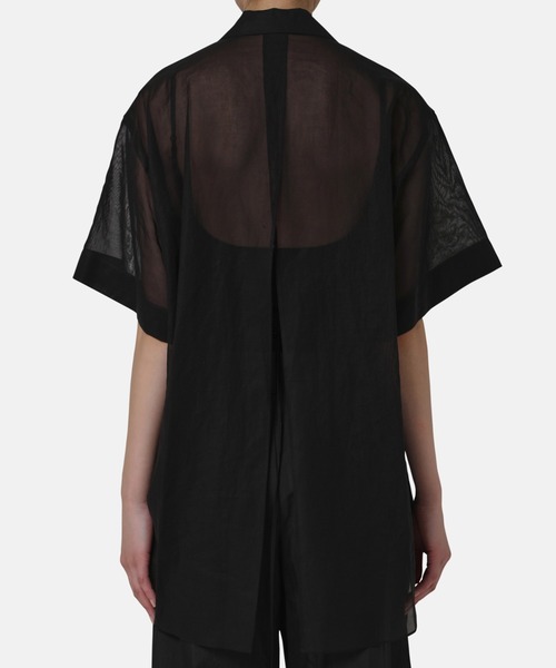 iRENE(アイレネ)の「フロントホックシャツ / Front Hook Shirt(シャツ/ブラウス・レディース・オフホワイト/ブラック/ブルー・36)」の13枚目の写真