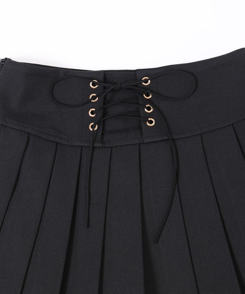 PHILLY（フィリー）の「【PHILLY】レースアッププリーツスカート（スカート・レディース・ブラック/グレー・FREE）」の22枚目の写真