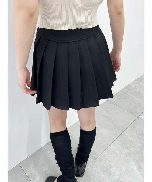 PHILLY（フィリー）の「【PHILLY】レースアッププリーツスカート（スカート・レディース・ブラック/グレー・FREE）」の9枚目の写真